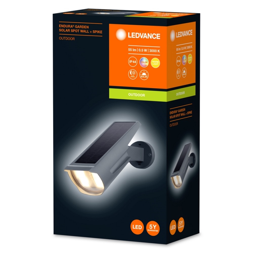 Ledvance - Світильник на сонячній батареї LED RGB ENDURA LED/0,5W/3,6V 1200 mAh IP44