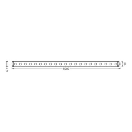 Ledvance - LED RGB Стрічка з регулюванням яскравості FLEX AUDIO 5м LED/20W/230V + пульт дистанційного керування