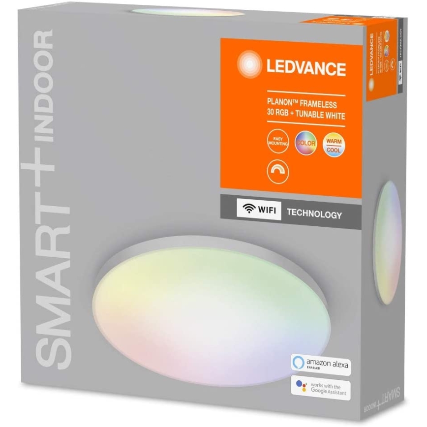 Ledvance - LED RGB+TW Світильник з регулюванням яскравості SMART+ FRAMELESS LED/20W/230V 3000K-6500K Wi-Fi