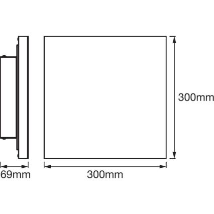 Ledvance - LED RGB+TW Стельовий світильник з регулюванням яскравості SMART+ FRAMELESS LED/20W/230V 3000K-6500K Wi-Fi