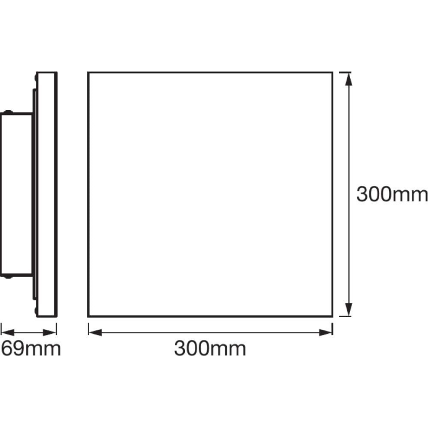 Ledvance - LED RGB+TW Стельовий світильник з регулюванням яскравості SMART+ FRAMELESS LED/20W/230V 3000K-6500K Wi-Fi