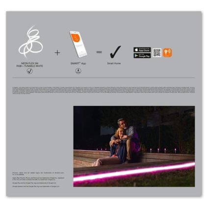 Ledvance - LED RGB+TW Вулична стрічка з регулюванням яскравості SMART+ FLEX 5м LED/20W/230V 2700K-6500K IP44 Wi-Fi