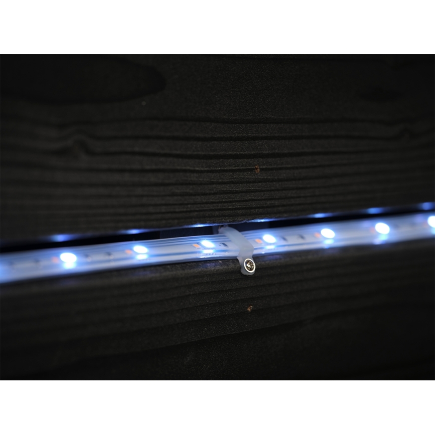 Ledvance - LED RGB сонячна стрічка з регулюванням яскравості FLEX MAGIC 3m LED/1,2W/3,7V 2000 mAh IP44 + пульт дистанційного керування