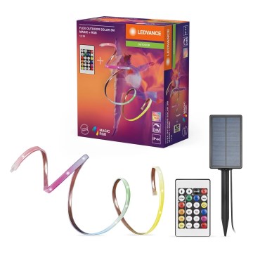 Ledvance - LED RGB затемнювана сонячна стрічка FLEX MAGIC 3m LED/1,2W/5V IP44 + з пультом дистанційного керування