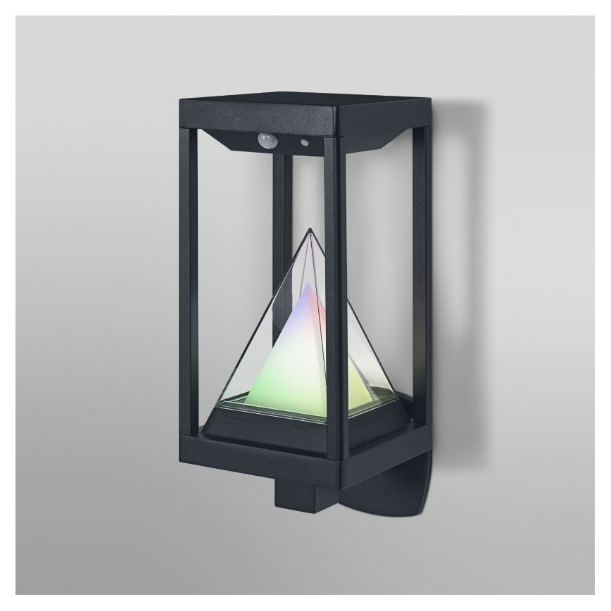 Ledvance - Світлодіодний RGBW димований сонячний настінний світильник із датчиком руху та сутінків SMART+ ALPS LED/6W/3,7V 2200 mAh 3000K IP44