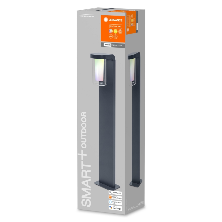 Ledvance - Вулична LED RGBW лампа з регулюванням яскравості SMART+ CASCADE LED/10W/230V Wi-Fi IP44