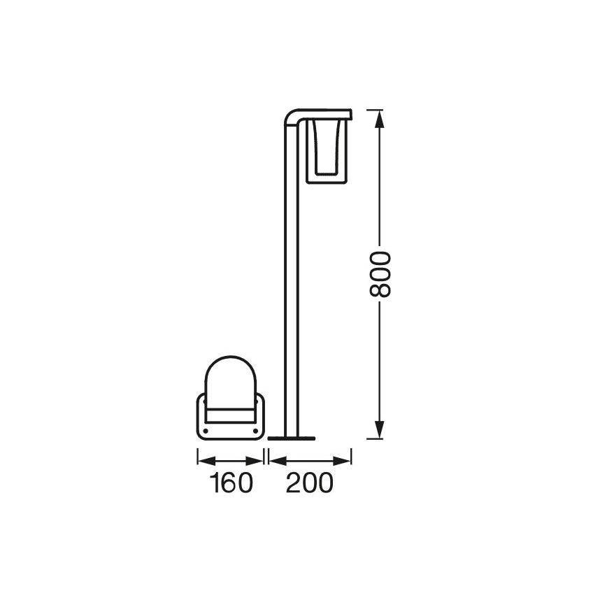 Ledvance - Вулична LED RGBW лампа з регулюванням яскравості SMART+ CASCADE LED/10W/230V Wi-Fi IP44