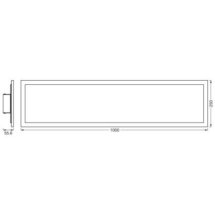 Ledvance - LED RGBW панель з регулюванням яскравості SMART+ PLANON LED/30 Вт/230 В 3000–6500 К Wi-Fi 100×25 см + пульт дистанційного керування