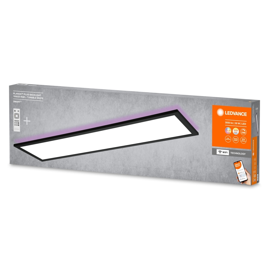 Ledvance - LED RGBW Панель з регулюванням яскравості SMART+ PLANON LED/30W/230V 3000-6500K Wi-Fi + дистанційне керування