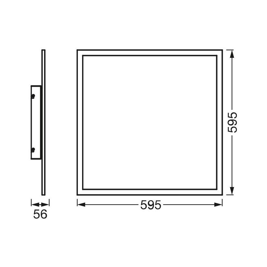 Ledvance - Пристельова LED RGBW панель з регулюванням яскравості SMART+ PLANON LED/40W/230V Wi-Fi + дистанційне керування