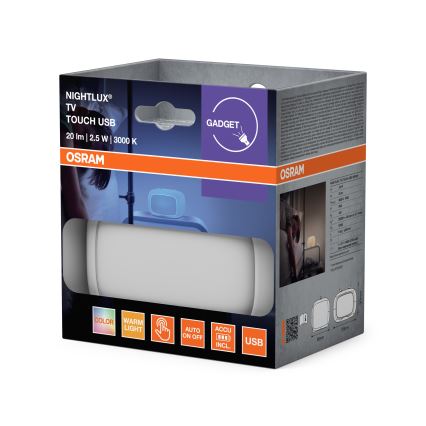 Ledvance - LED RGBW Сенсорный детский ночник TOUCH LED/2,5W/5V