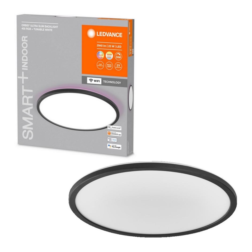 Ledvance - LED RGBW Стельовий світильник з регулюванням яскравості SMART+ ORBIS LED/25W/230V 2700-6500K Wi-Fi