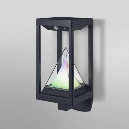 Ledvance - LED RGBW Настінний світильник на сонячній батареї з регулюванням яскравості та датчиком SMART+ ALPS LED/6W/3,7V 3000K IP44