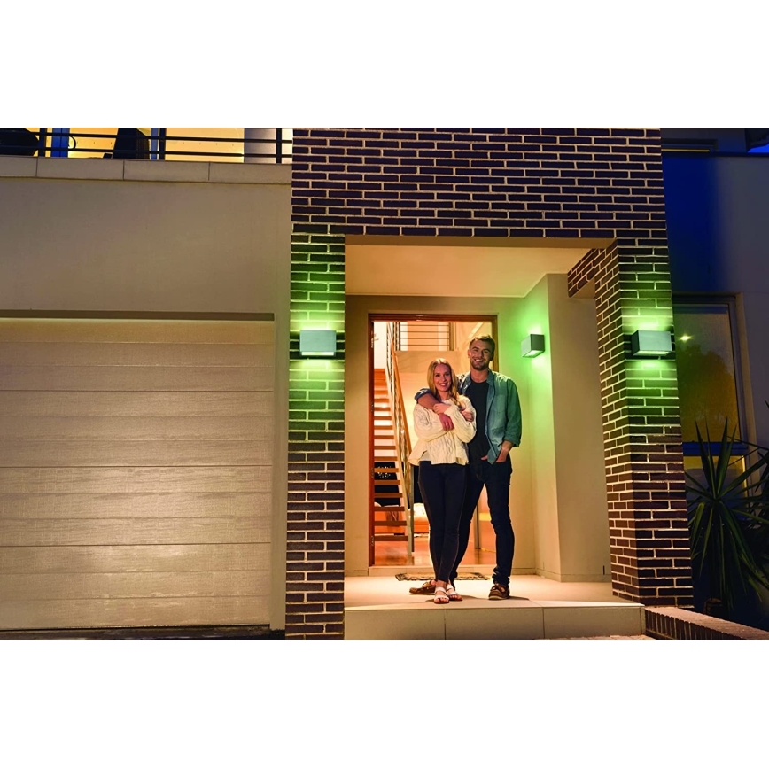 Ledvance - Вуличний настінний LED RGBW світильник з регулюванням яскравості SMART+ BRICK LED/14W/230V Wi-Fi IP44