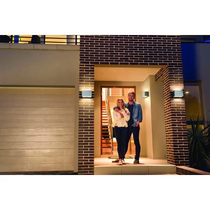 Ledvance - Вуличний настінний LED RGBW світильник з регулюванням яскравості SMART+ BRICK LED/14W/230V Wi-Fi IP44