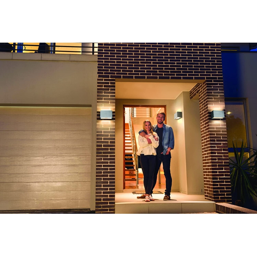 Ledvance - Вуличний настінний LED RGBW світильник з регулюванням яскравості SMART+ BRICK LED/14W/230V Wi-Fi IP44