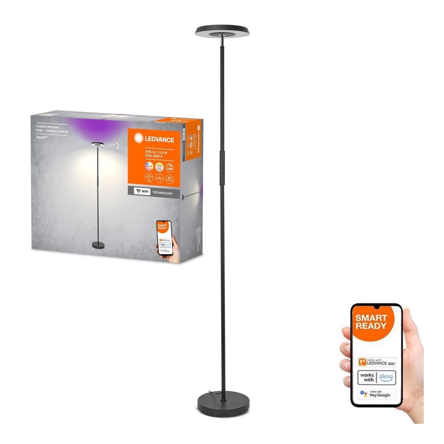 Ledvance - LED RGBW Торшер з регулюванням яскравості SMART+ FLOOR LED/13,5W/230V 2700-5000K Wi-Fi