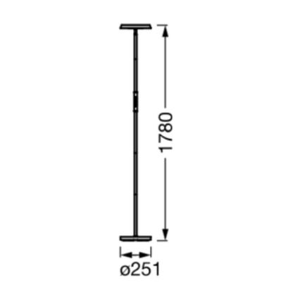 Ledvance - LED RGBW Торшер з регулюванням яскравості SMART+ FLOOR LED/13,5W/230V 2700-5000K Wi-Fi