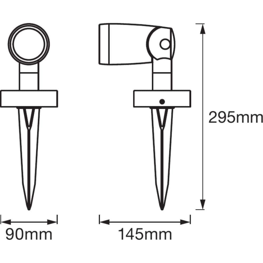 Ledvance - Комплект розширення LED RGBW Вуличні лампи SMART+ SPOT LED/4,5W/230V IP65 Wi-Fi