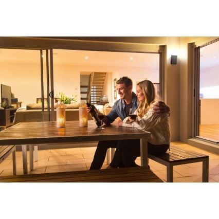 Ledvance - LED RGBW Вуличний настінний світильник SMART+ CURVE LED/9W/230V IP44