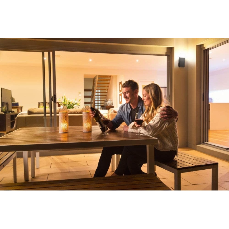 Ledvance - LED RGBW Вуличний настінний світильник SMART+ CURVE LED/9W/230V IP44