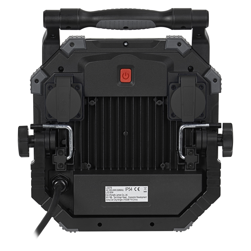 Ledvance - LED Робочий світильник з 2 розетками з регулюванням яскравості WORKLIGHT VALUE LED/60W/230V IP54