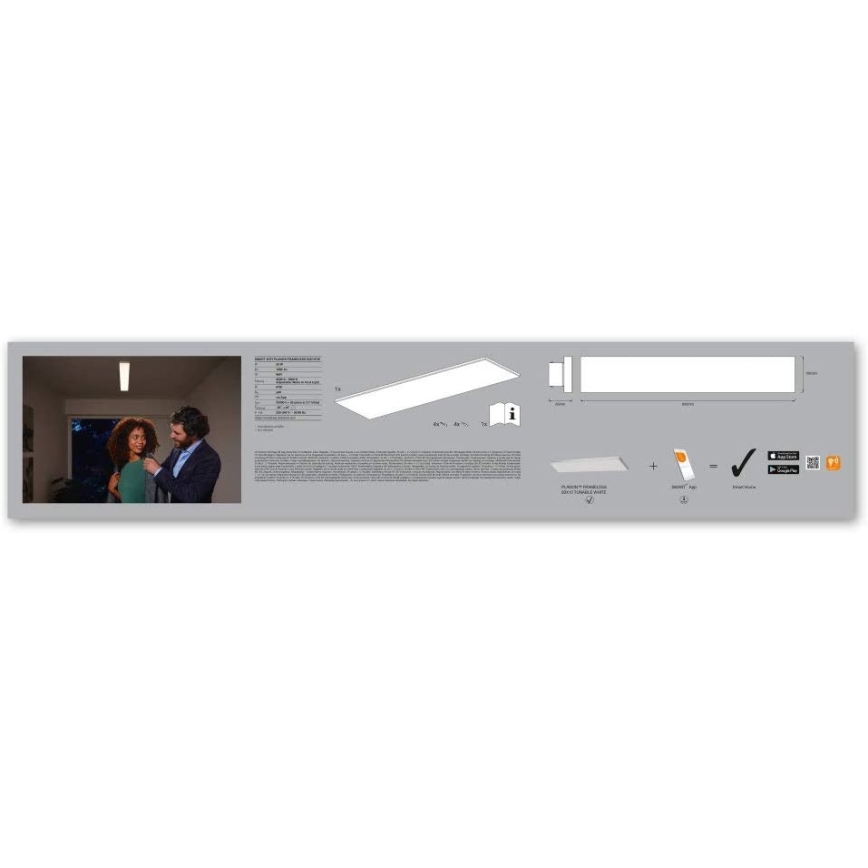 Ledvance - LED Світильник з регулюванням яскравості SMART+ FRAMELESS LED/28W/230V 3000K-6500K Wi-Fi