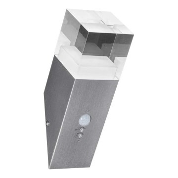 Ledvance - LED Вуличний настінний світильник з датчиком CRYSTAL 1xLED/5W/230V IP44