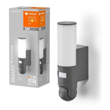Ledvance - LED Вуличний настінний світильник з регулюванням яскравості з датчиком і камерою SMART+ LED/16W/230V Wi-Fi IP44
