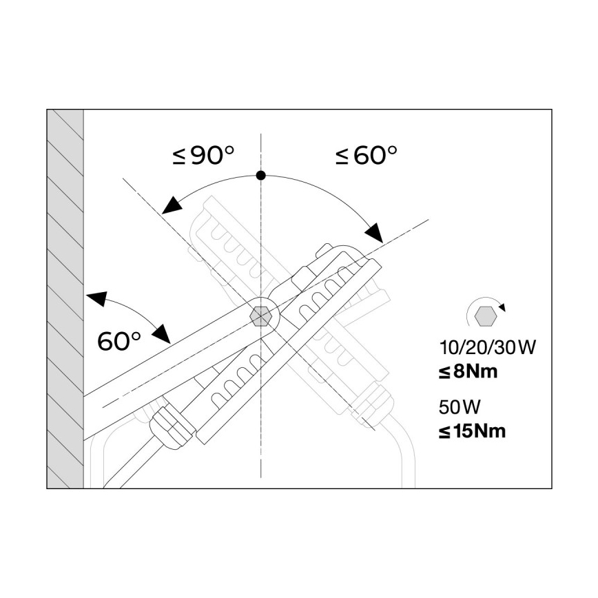 Ledvance - LED Зовнішній прожектор із сенсором FLOODLIGHT LED/30W/230V 6500K IP65