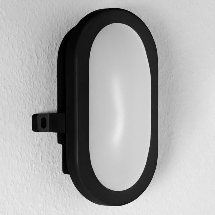 Ledvance - LED Вуличний настінний світильник BULKHEAD LED/11W/230V IP54 чорний