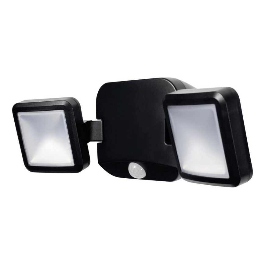 Ledvance - LED Вуличний настінний світильник з датчиком BATTERY 2xLED/10W/4xD IP54