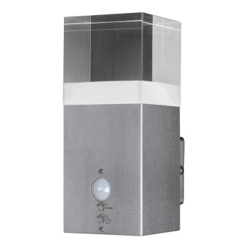 Ledvance - LED Вуличний настінний світильник з датчиком CRYSTAL 1xLED/5W/230V IP44