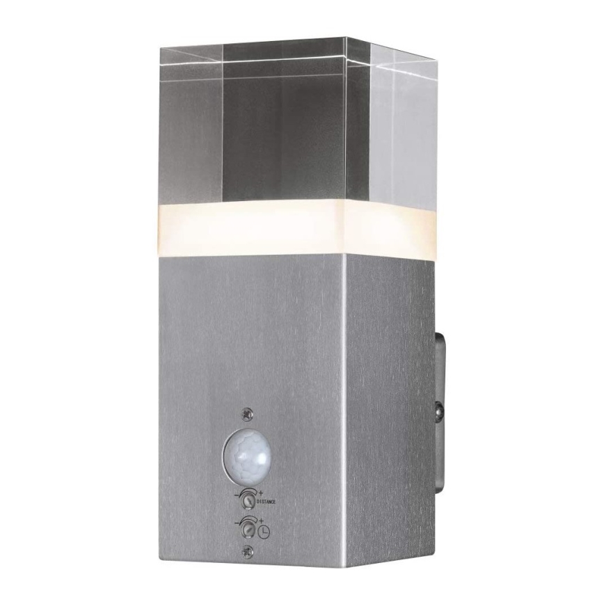 Ledvance - LED Вуличний настінний світильник з датчиком CRYSTAL 1xLED/5W/230V IP44