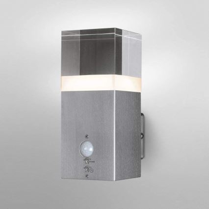 Ledvance - LED Вуличний настінний світильник з датчиком CRYSTAL 1xLED/5W/230V IP44