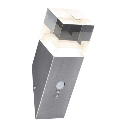 Ledvance - LED Вуличний настінний світильник з датчиком CRYSTAL 1xLED/5W/230V IP44
