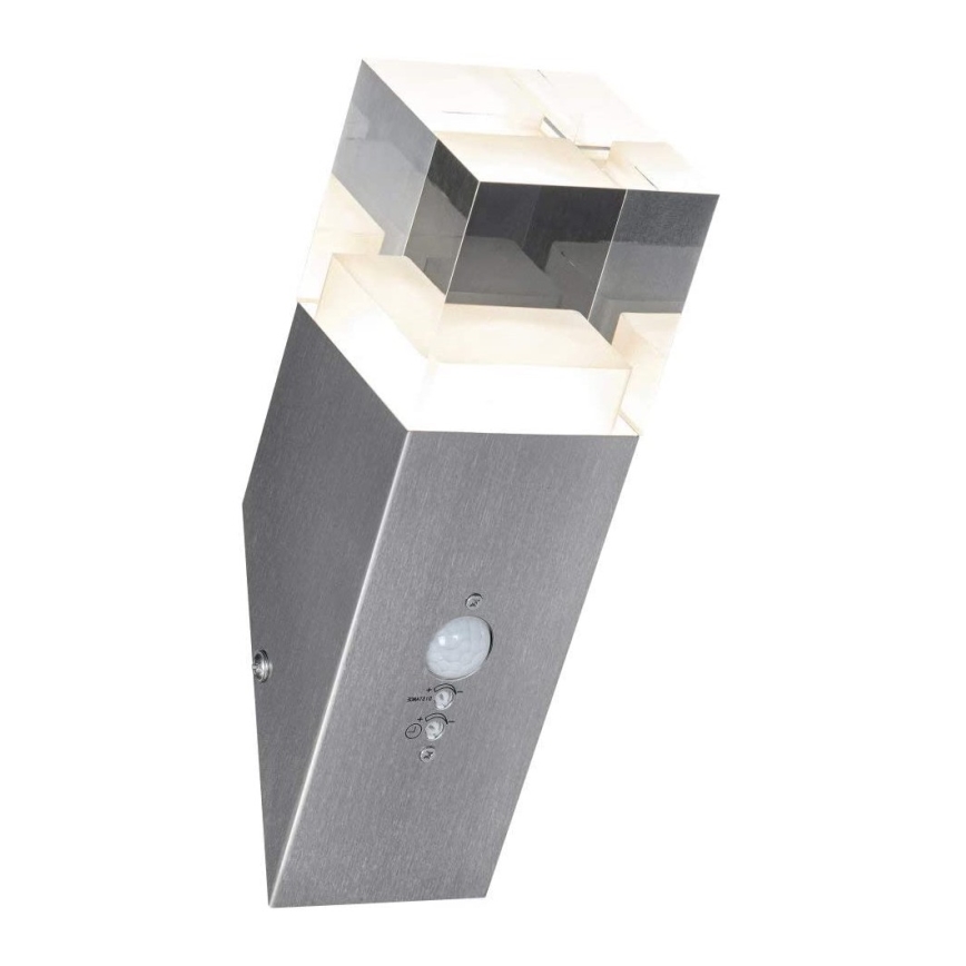 Ledvance - LED Вуличний настінний світильник з датчиком CRYSTAL 1xLED/5W/230V IP44
