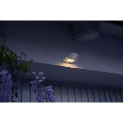 Ledvance - LED Вуличний настінний світильник з датчиком DOORLED LED/1W/3xAA IP54