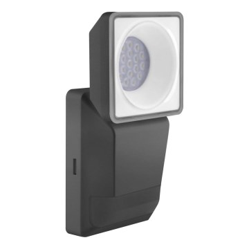 Ledvance -LED Вуличний настінний світильник з датчиком SPOT LED/8W/230V IP55 чорний