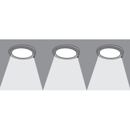 Ledvance - НАБІР 3x світильник SMART+ LED/6,5W/230V 3000-6500K з регулюванням яскравості для підлінкової установки Wi-Fi