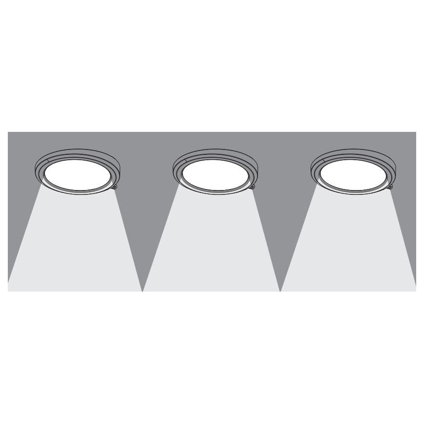 Ledvance - НАБІР 3x світильник SMART+ LED/6,5W/230V 3000-6500K з регулюванням яскравості для підлінкової установки Wi-Fi