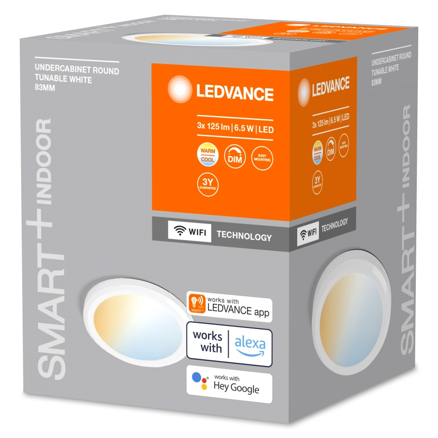 Ledvance -НАБІР 3x LED світильник для підсвітки стільниці з регулюванням яскравості SMART+ LED/6,5W/230V Wi-Fi