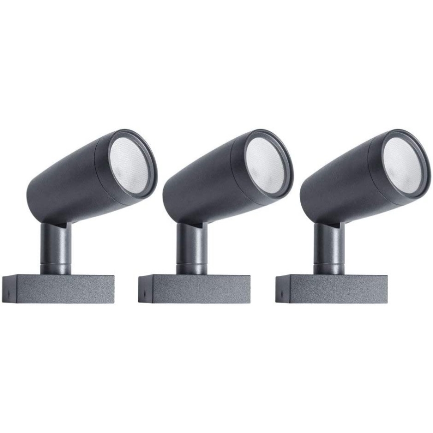 Ledvance - НАБОР 3x Светодиодная уличная RGBW-лампа SMART+ SPOT 3xLED/4,5W/230V IP65 Wi-Fi