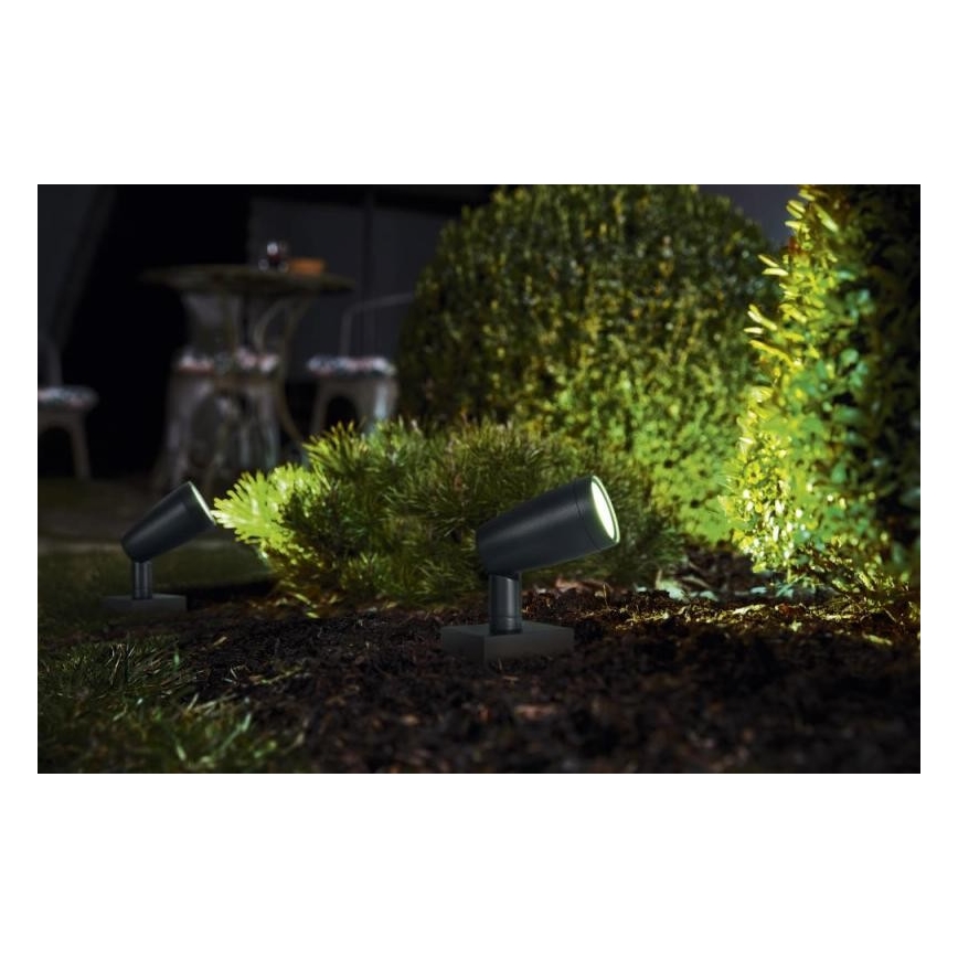 Ledvance - НАБОР 3x Светодиодная уличная RGBW-лампа SMART+ SPOT 3xLED/4,5W/230V IP65 Wi-Fi