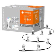 Ledvance - Набор светодиодных уличных светильников RGB SMART+ 9xLED/2,5W/230V IP65 Wi-Fi