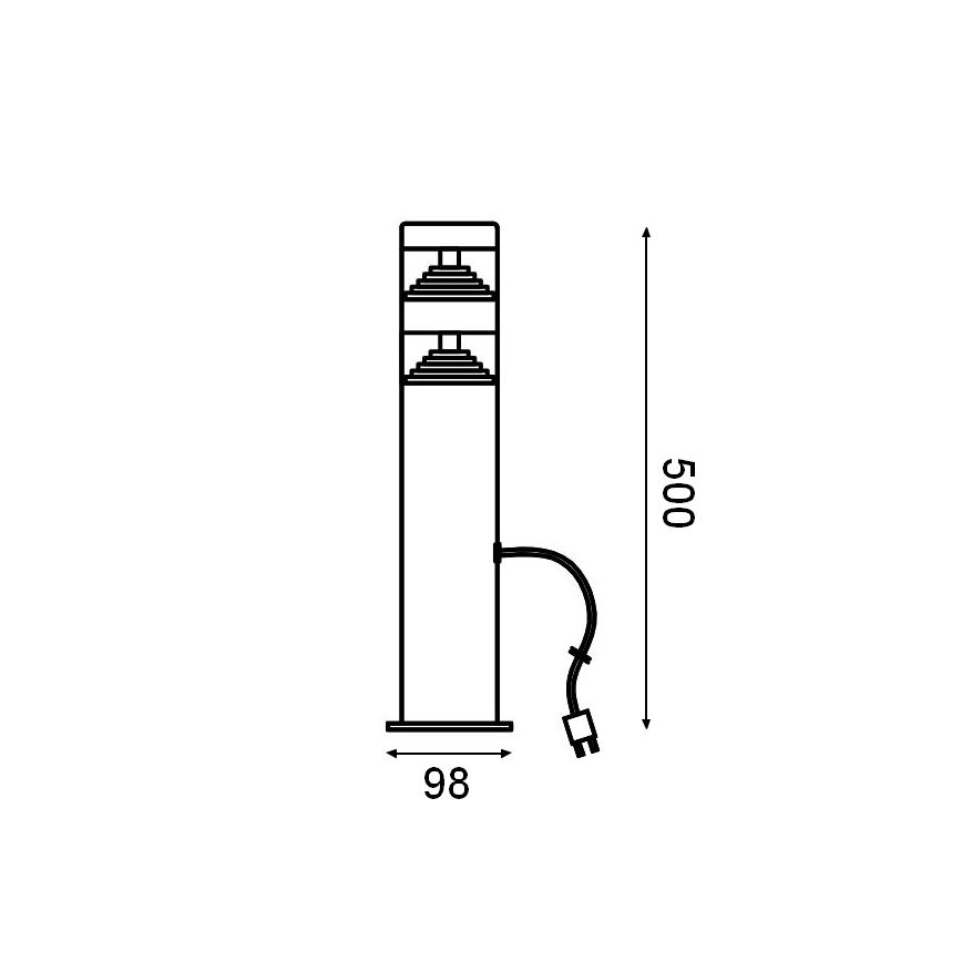 Ledvance - Светодиодный уличный светильник ENDURA HYBRID ORION DOUBLE LED/4W/12V IP44