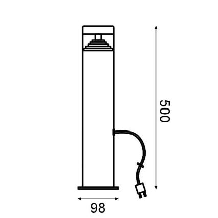 Ledvance - Светодиодный уличный светильник ENDURA HYBRID ORION LED/2W/12V IP44