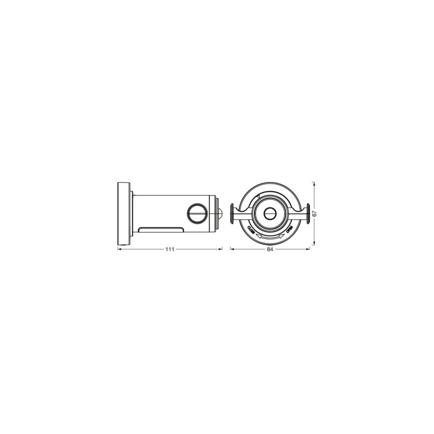 Ledvance - Настенная вешалка для ванной комнаты со светодиодной подсветкой IP44 3xAAA