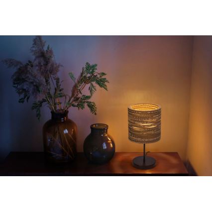 Ledvance - Настільна лампа DECOR CARDBOARD 1xE27/15W/230V діаметр 20 см