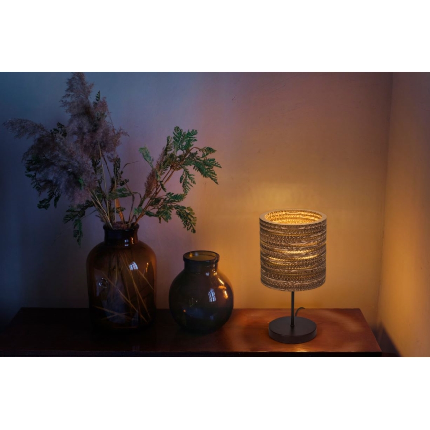 Ledvance - Настільна лампа DECOR CARDBOARD 1xE27/15W/230V діаметр 20 см